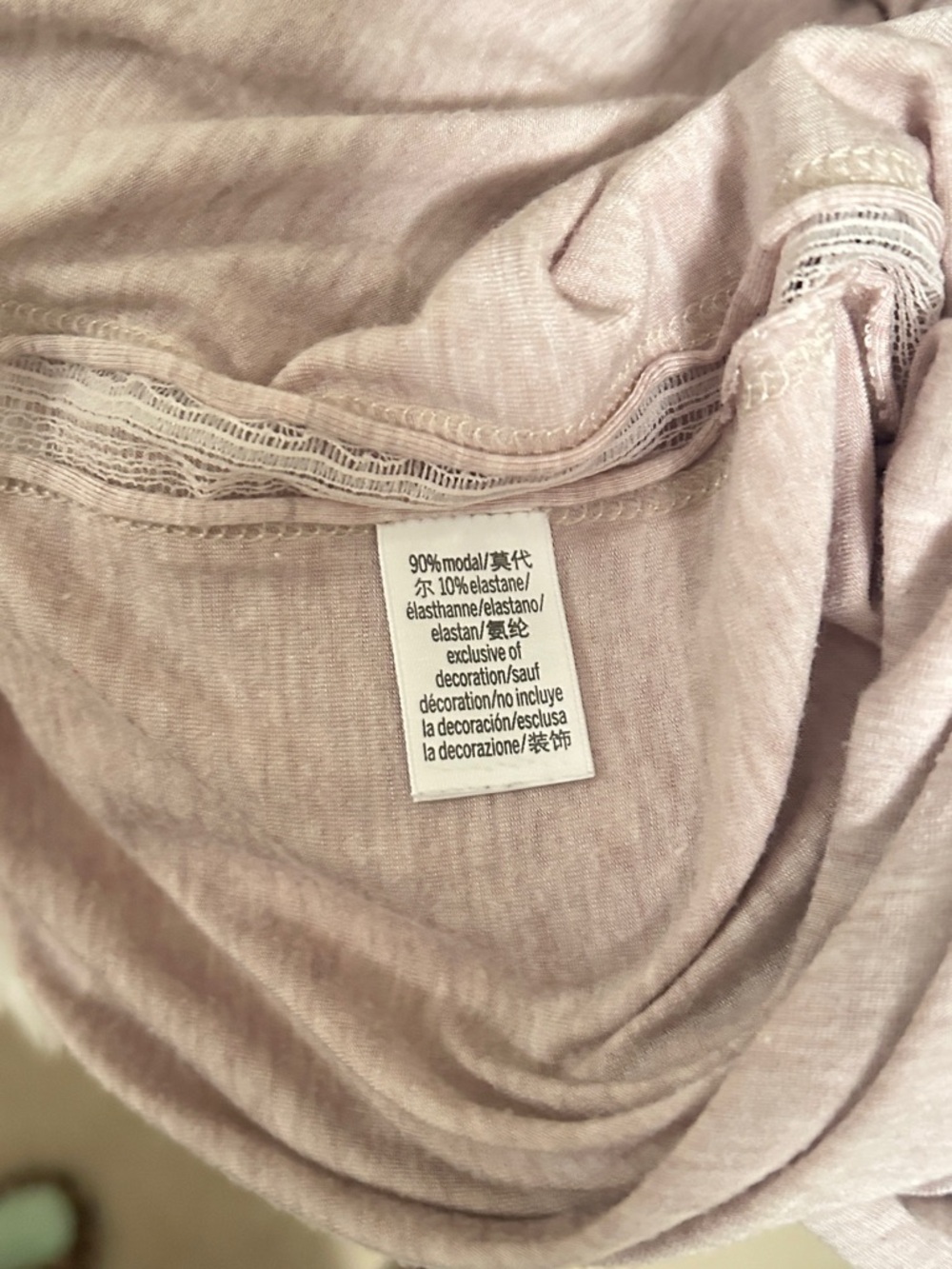 Victoria’s Secret Beige Lace‑Trim Pajama Set | Button Top & Pants | Size XL - Picture 11 of 12